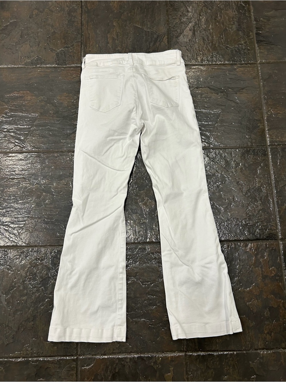 KUT From The Kloth Ana White High Rise Flare Jeans Size 6 - Picture 7 of 7